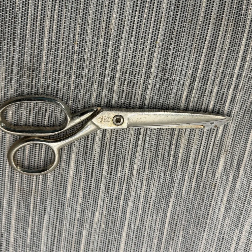 Richards of Sheffield Golden Age Rustless Tailor Shears Vintage England Steel